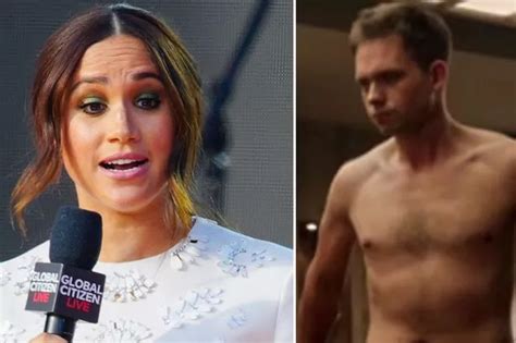 meghan markle nude naked|Patrick J. Adams Says Meghan Markle Made Fun of His Nude。